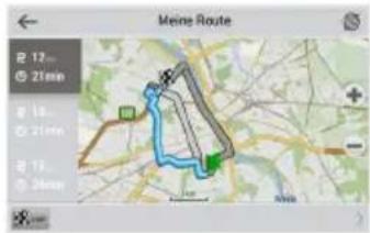 Navitel MS400 - Strecke zu einem auf der Karte gewählten Punkt - 2