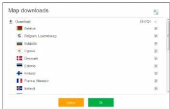 Map downloads Download 2017Q1 Belarus Belgium, Luxembourg Bulgaria Cyprus Denmark Estonia Finland France, Monaco Ireland