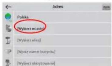Adres Polska Wypierz miąstru [Wyścza z ulicą] [Apiesz numer bodynku] [Wyścza skrzytowanie]