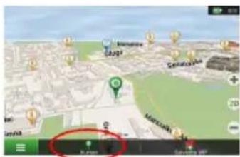 Navitel E500 Magnetic - Marsruut kaardil valitud punktini - 2