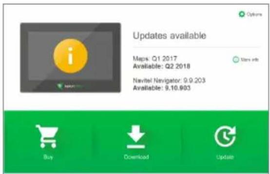 Updates available Maps: Q1 2017 Available: Q2 2018 Navitel Navigator: 9.9.203 Available: 9.10.903 Options Store info Buy Download Update