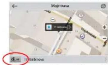Moje trasa 17 Batinova 5. = 17 Batinova
