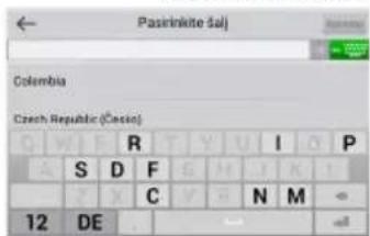 Paskinikite salj Colombia Czech Republic (České) 12 DE