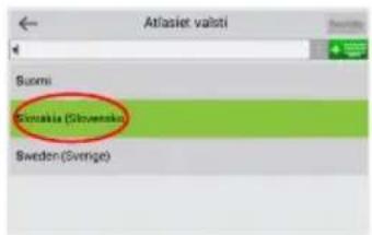Atlasjet valsti Suomi Sosukia (Slovenska) Sweden (Sverige)