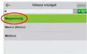 Valasz országot Magyarország Mexico (Mexico) Moldova