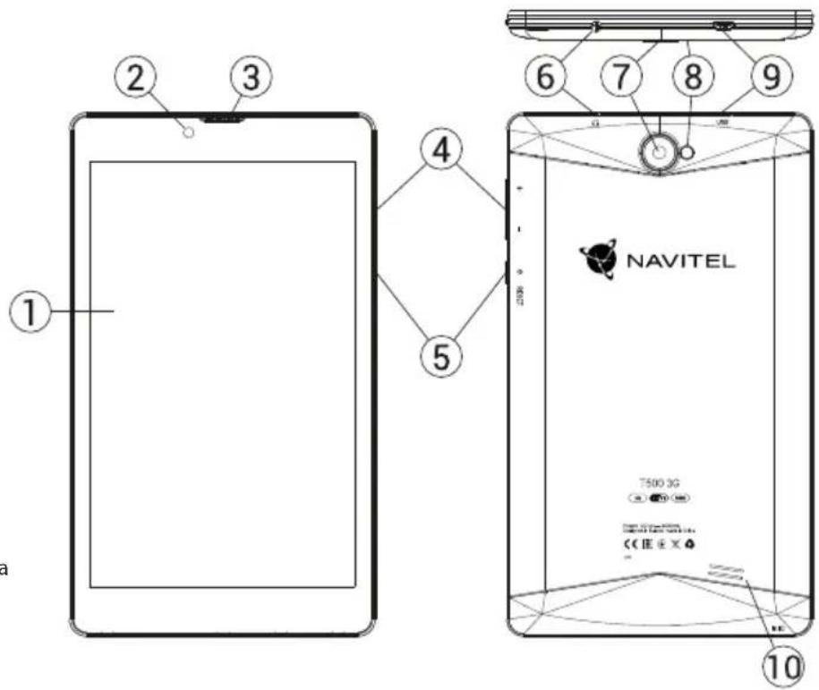 1 2 3 4 5 6 7 8 9 NAVITEL 7500 3G CE IE E X O 10