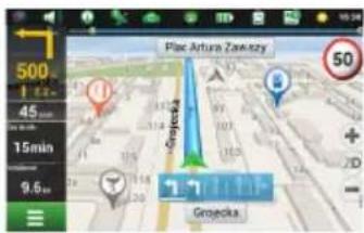 500 1 min 45 min 15min 9.6 min Plac Arbura Zanszy Groycka 17.1.10 Groycka 50