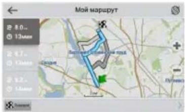 Мой маршрут 8.0... 13mm 6.7.. 13mm 9.2.. 14mm Лугменс
