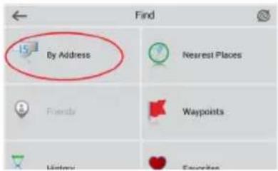 15 By Address Nearest Places Friends Waypoints Favorites