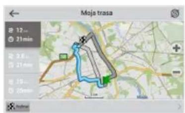 Moja trasa 12 m 21 mile 9.8 m 21 mile 19 m 20 mile Austem