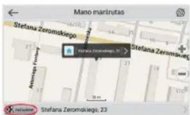 Navitel T757 LTE - Maršrutas iki adreso - 6
