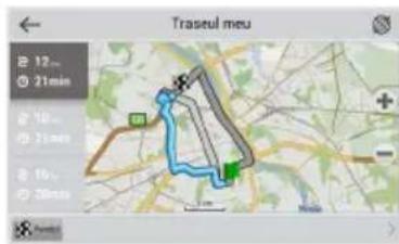 Screenshot of a map interface with location markers and a highlighted green button labeled 'OK' in the bottom-left corner.