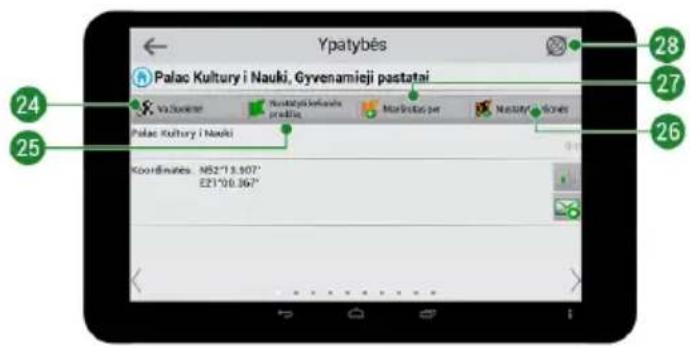 Ypatybės Palac Kultury i Nauki, Gyvenamiejį pastatai 28 27 26 25 24 25 Palac Kultury i Nauki Koordinātes: NS2°13.907' E21°06.367'