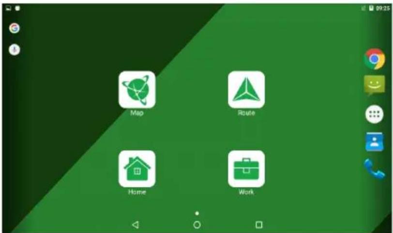 Navitel T757 LTE - Pasek Statusów - 1