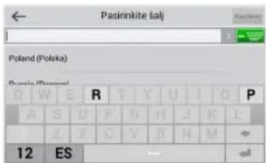 Pasirinkite ialj Poland (Polska) Śrzejcie (Śrzejcie) Q W E R T Y U I Q P A S U F G H J K L Z X C V B N M 12 ES