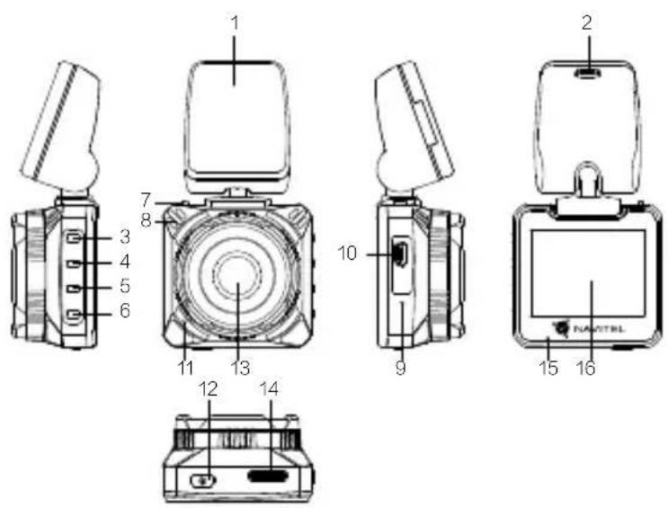Navitel R600 Quad HD - Vnější vzhled - 1