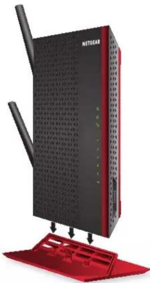 NETGEAR EX6200v2 - To attach the stand: - 1