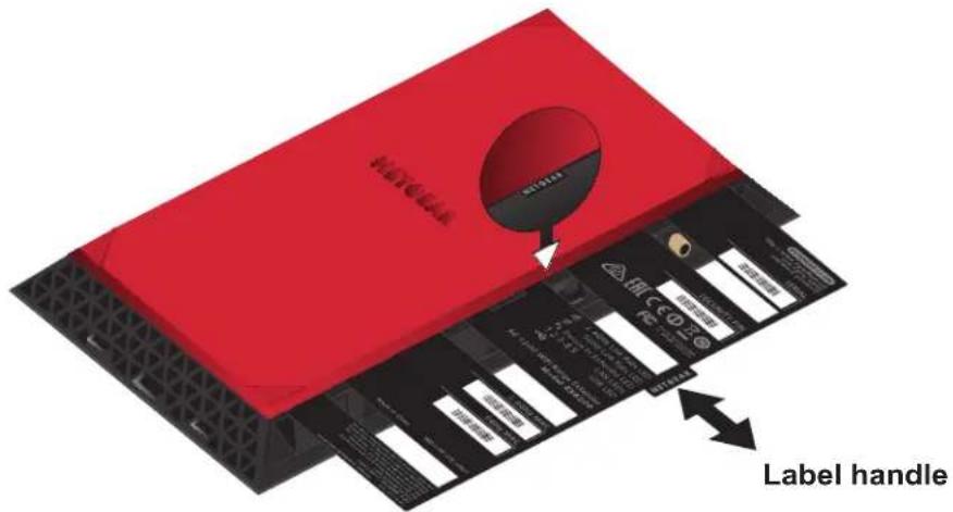 Label handle