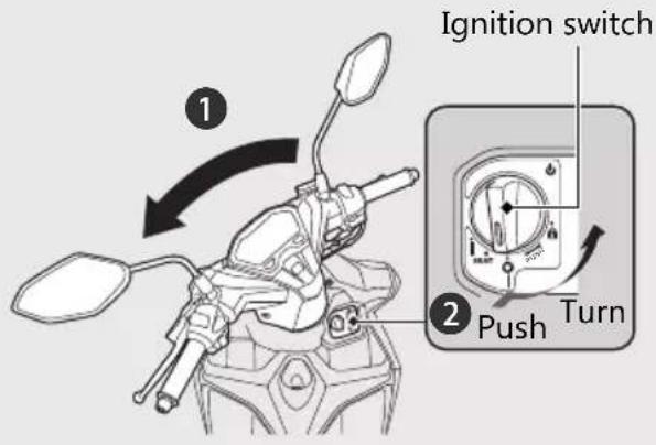 Honda CLICK150i (2021) - Steering Lock - 1