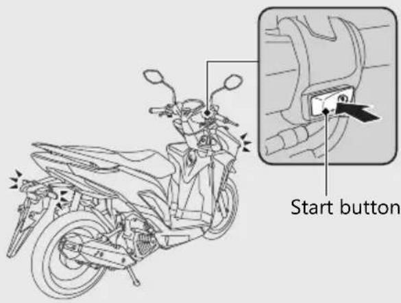 Honda CLICK150i (2021) - Cancelling the Anti-theft Alarm System - 1