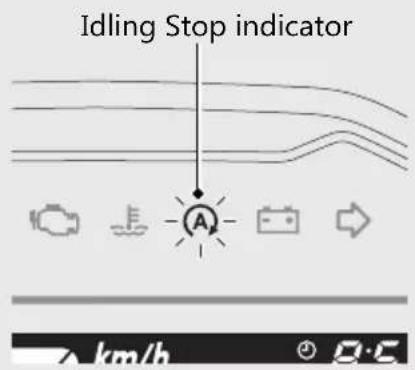 Honda CLICK150i (2021) - Idling Stop Indicator Does Not Come On: P.104 - 2