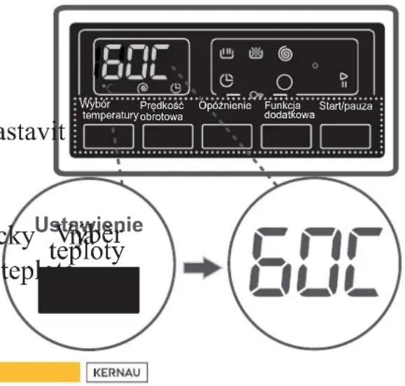 Kernau KFWM 754203 - Výběr teploty - 1