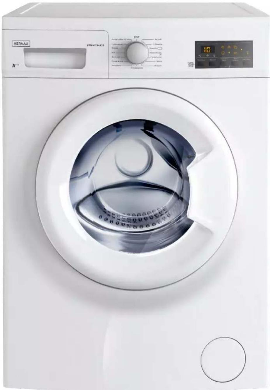 Kernau KFWM 754123 - NÁVOD K OBSLUZE A INSTALACI PRAČKY KFWM 754123 - 1
