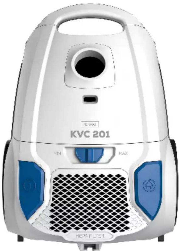 Kernau KVC 201 - INSTRUKCJA OBSŁUGI ODKURZACZA KVC 201 - 1