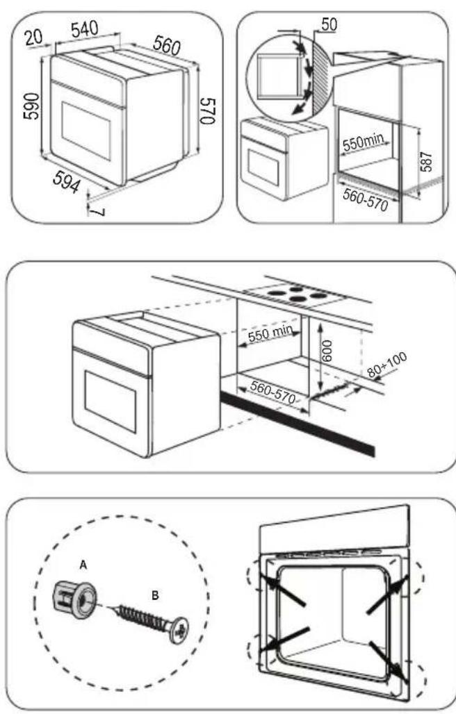 ZANUSSI ZOB593X - Installation - 2