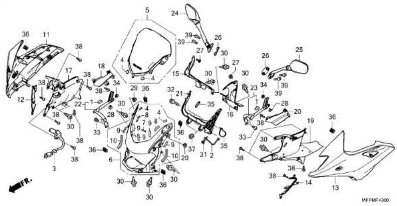 Honda Super Bol D'Or CB1300 (2021) - フューエルホース/チューブとビニールチューブ、および一般用チューブの使用について - 245