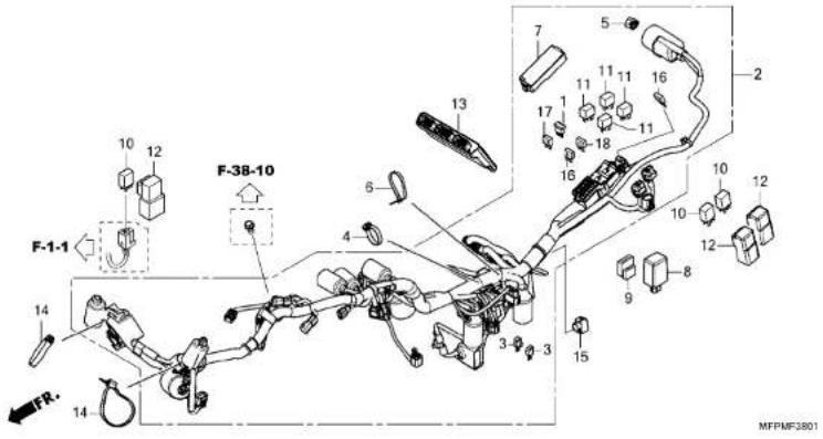 Honda Super Bol D'Or CB1300 (2021) - フューエルホース/チューブとビニールチューブ、および一般用チューブの使用について - 235