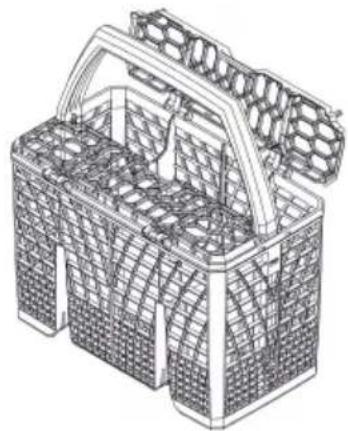 SMEG STX3CL1 - CUTLERY BASKET - 1