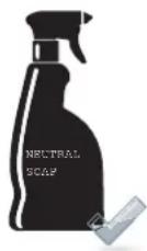 SMEG MIR6NS-1 - - Cleaning products that can be used without damaging the mixer's finishing - 1