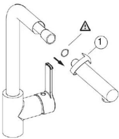 SMEG MIR6NS-1 - REPLACEMENT OF PULL-OUT SPRAY HEAD: - 3