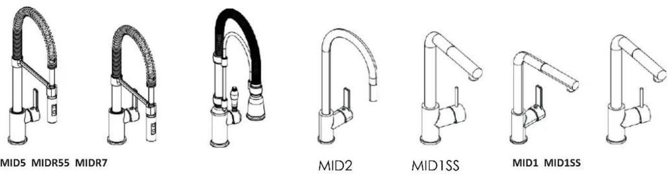 SMEG MIR6NS-1 - REPLACEMENT OF PULL-OUT SPRAY HEAD: - 1