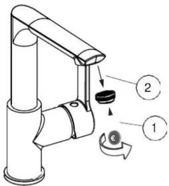 SMEG MIR6NS-1 - REPLACEMENT OF COIN SLOT AERATOR: - 1
