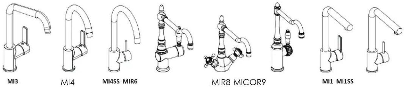 SMEG MIR6NS-1 - - Change the aerator or pull-out spray - 1