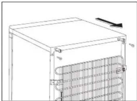 ZANUSSI ZRC25JB - Změna směru otevíráni dveří - 2