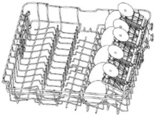 FAGOR 3LVF-438ADX - Pohártartó (csak egyes modelleknél) - 3