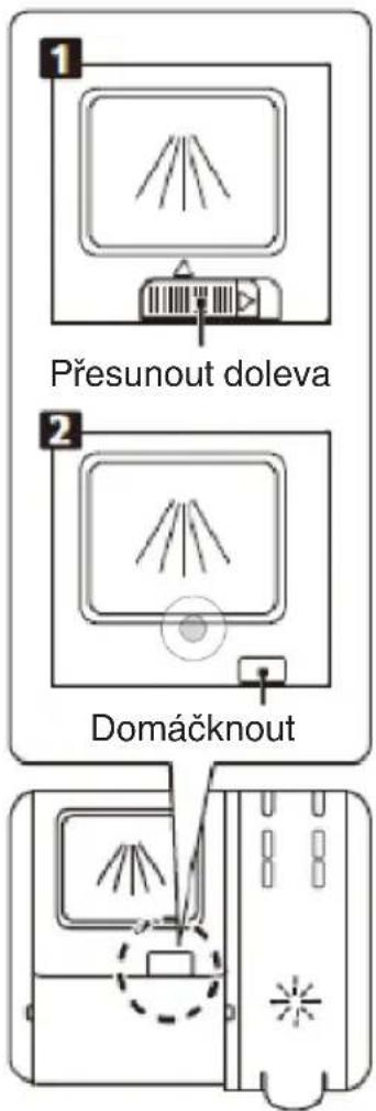 1 Přesunout doleva 2 Domáčknout