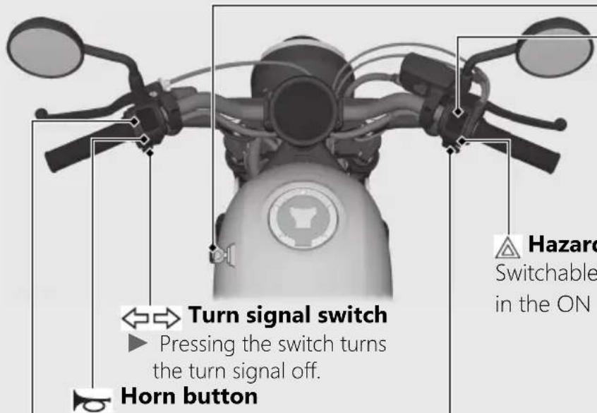 Honda Rebel 300 (2020) - Switches - 1