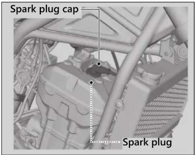Honda Rebel 300 (2020) - Spark Plug ▶ Checking Spark Plug - 1