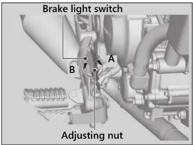 Honda Rebel 300 (2020) - Adjusting the Brake Light Switch - 1