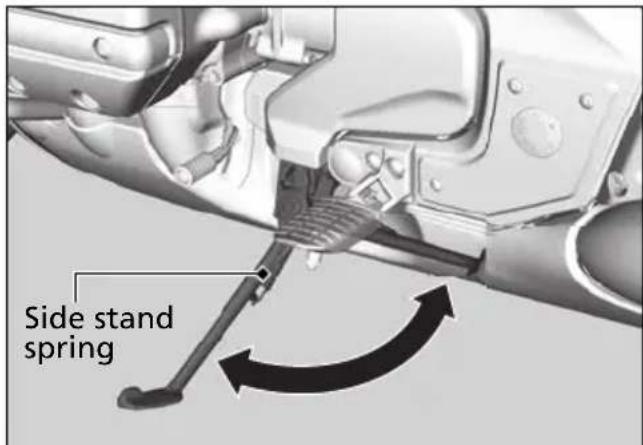 Honda Gold Wing Valkyrie GL1800C (2014) - Side Stand - 1