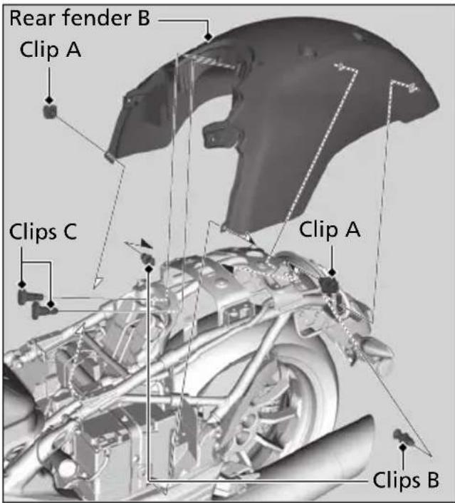 Honda Gold Wing Valkyrie GL1800C (2014) - Rear Wheel Removal - 2