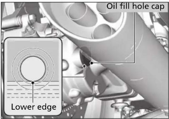 Honda Gold Wing Valkyrie GL1800C (2014) - Checking the Final Drive Oil - 1