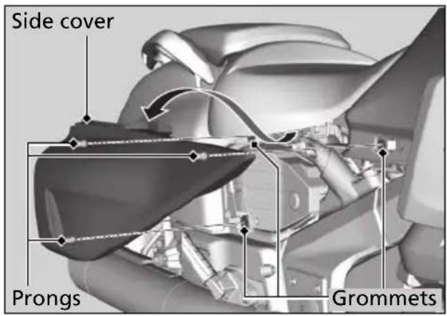 Honda Gold Wing Valkyrie GL1800C (2014) - Side Cover - 1