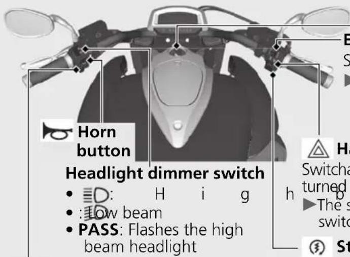 Honda Gold Wing Valkyrie GL1800C (2014) - Switches - 1