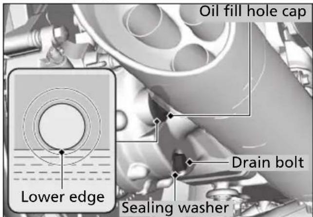 Honda Gold Wing Valkyrie GL1800C (2014) - Changing Final Drive Oil - 1