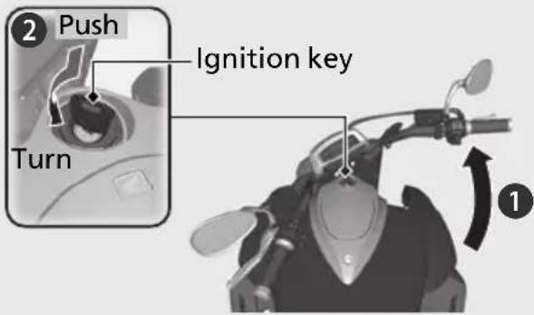 Honda Gold Wing Valkyrie GL1800C (2014) - Steering Lock - 1